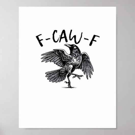F Caw F エッセンシャル クラシック アート ポスター (正面)