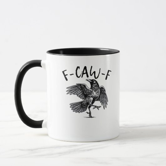 F Caw F エッセンシャル クラシック アート マグカップ (左)