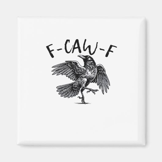 F Caw F エッセンシャル クラシック アート マグネット (正面)