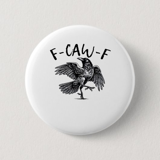 F Caw F エッセンシャル クラシック アート 缶バッジ (正面)
