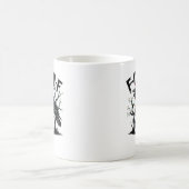 F-Caw-F エッセンシャル・ジョーク コーヒーマグカップ (中央)