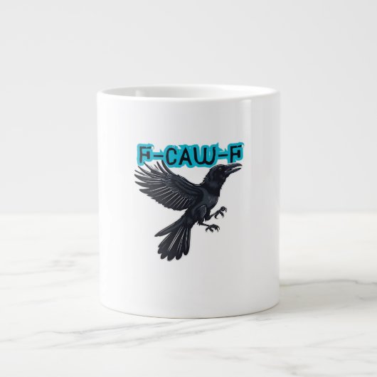 F Caw F カジュアルスタイル ジャンボコーヒーマグカップ (正面)