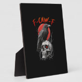 F-Caw-F カラスの面白デザイン フォトプラーク (側面)