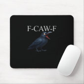 F-Caw-F カラス おもしろカラス F-Caw-F ギア おしゃれ ユニーク マウスパッド (マウス)
