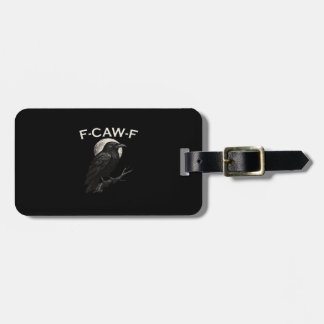 F-Caw-F カラス おもしろカラス F-Caw-F ギア シンプル モダン ラゲッジタグ