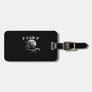 F-Caw-F カラス おもしろ カラス F-Caw-F ギア クリエイティブ スタイル ラゲッジタグ