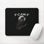F-Caw-F カラス おもしろ カラス F-Caw-F ギア シンプル モダン マウスパッド (マウス)
