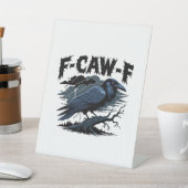 F-Caw-F カラス エッセンシャル レトロ クラシック 台座サイン (インサイチュ)