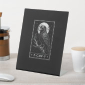 F-Caw-F カラス カード 楽しいハロウィン ヴィンテージ 裏 台座サイン (インサイチュ)