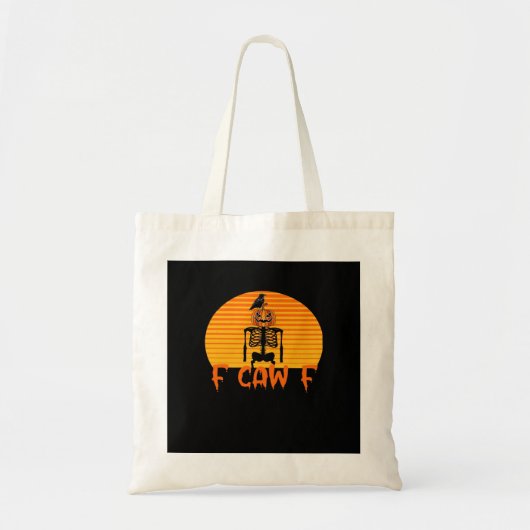 F-Caw-F カラス クラシックな美意識 カジュアル トートバッグ (正面)