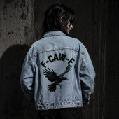 F CAW F カラス デニムジャケット