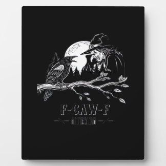 F-Caw-F カラス ハロウィン 魔女 F-Caw-F フォトプラーク