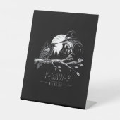 F-Caw-F カラス ハロウィン 魔女 F-Caw-F 台座サイン (正面)