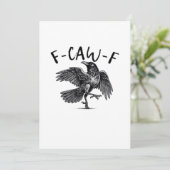 F Caw F カラス レトロ クラシックスタイル シーズンカード (スタンド正面)