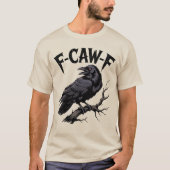 F CAW F カラス Tシャツ (正面)