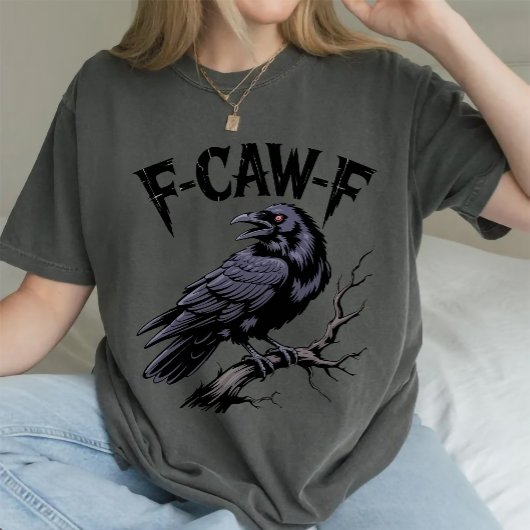 F CAW F カラス Tシャツ