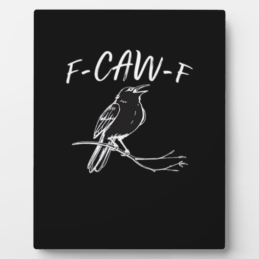 F-Caw-F クラシックレトロスタイル フォトプラーク (正面)
