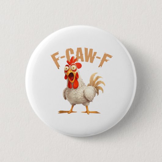 F-Caw-F クラシック エスチック スタイル 缶バッジ (正面)