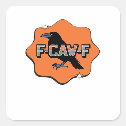 F Caw F クラシック トレンディ カジュアルスタイル スクエアシール (正面)