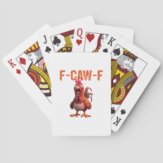 F-Caw-F クラシック ベーシック デザイン トランプ (裏面)