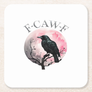 F-Caw-F クラシック レトロ クール スクエアペーパーコースター