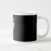 F-Caw-F クラシック レトロ クール チキン ジャンボコーヒーマグカップ (右)