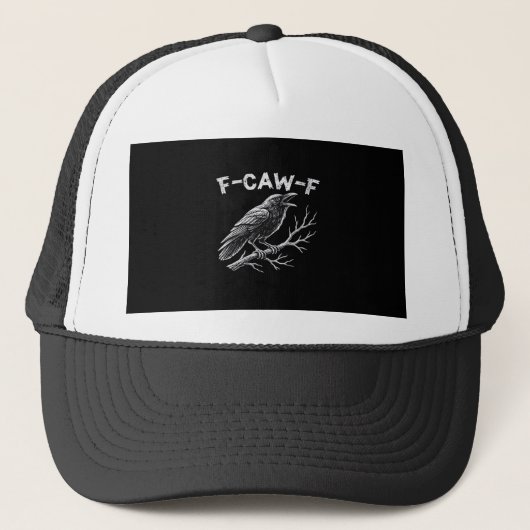 F-Caw-F クラシック レトロ スタイル キャップ (正面)