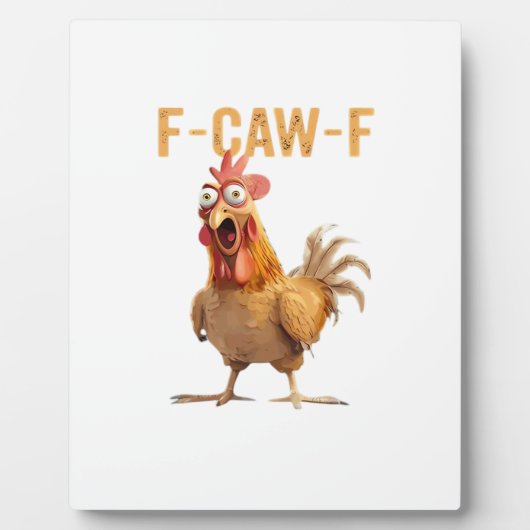 F-Caw-F クラシック レトロ スタイル フォトプラーク (正面)