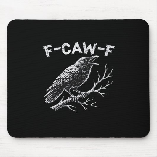 F-Caw-F クラシック レトロ スタイル マウスパッド (正面)