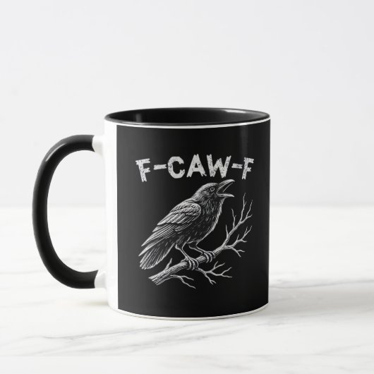 F-Caw-F クラシック レトロ スタイル マグカップ (左)