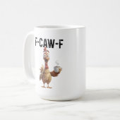 F CAW F コーヒーマグカップ (正面左)