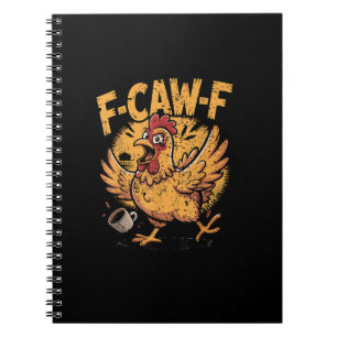 F-Caw-F コーヒー ニワトリ お笑い 鳥 F-Caw-F ノートブック