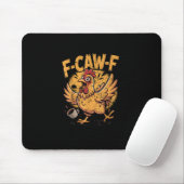 F-Caw-F コーヒー ニワトリ 鶏 面白い 鳥 F-Caw-F マウスパッド (マウス)