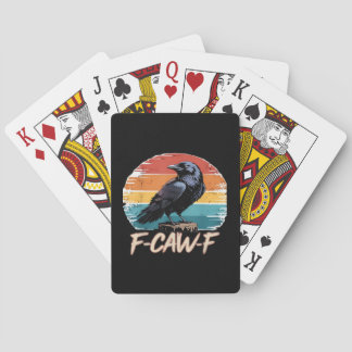 F-Caw-F ゴシック レトロ クラシック カラス ユーモア 面白い トランプ