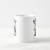 F Caw F シンプルでクリーンなエッセンシャルデザイン コーヒーマグカップ (中央)