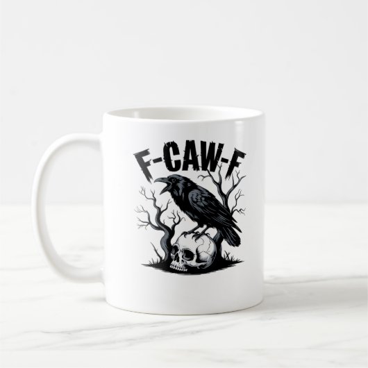 F Caw F シンプルでクリーンなエッセンシャルデザイン コーヒーマグカップ (左)
