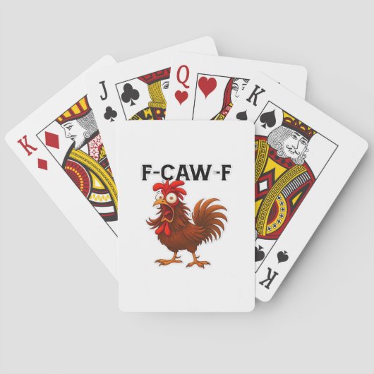 F-Caw-F チキン クラシック トランプ (裏面)