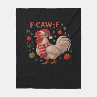 F-Caw-F チキン クラシック トレンディ カジュアル フリースブランケット