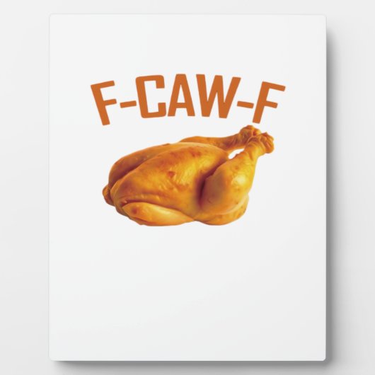 F-Caw-F チキン クラシック フォトプラーク (正面)