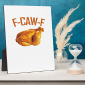 F-Caw-F チキン クラシック フォトプラーク (側面)