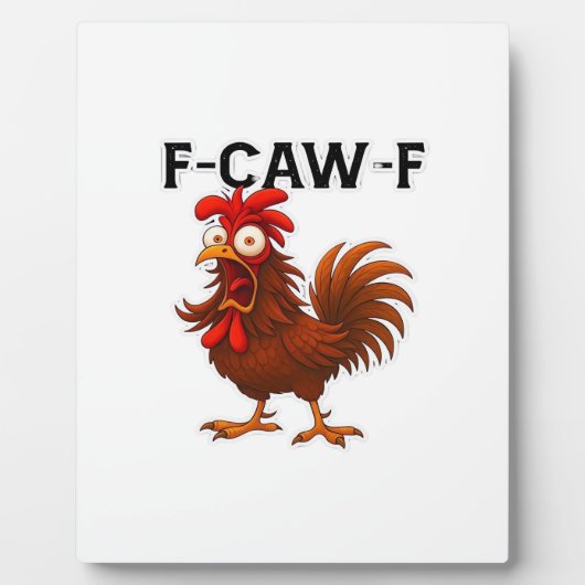 F-Caw-F チキン クラシック フォトプラーク (正面)