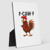F-Caw-F チキン クラシック フォトプラーク (側面)