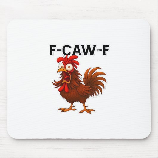 F-Caw-F チキン クラシック マウスパッド (正面)