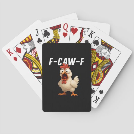 F-Caw-F チキン ファニー チキン F-Caw-F ギア クリエイティブ トランプ (裏面)