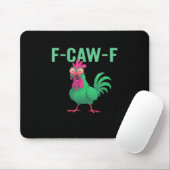 F-Caw-F チキン ヴィンテージスタイル マウスパッド (マウス)