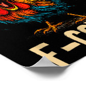 F Caw F ニワトリの鳴き声 ロスター ファニー バード Fcawf チキン ウィスパラー ポスター (角)