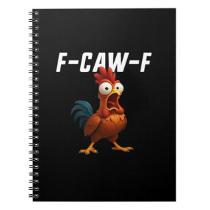 F-Caw-F ニワトリ おもしろニワトリ F-Caw-F ギア レトロ C ノートブック