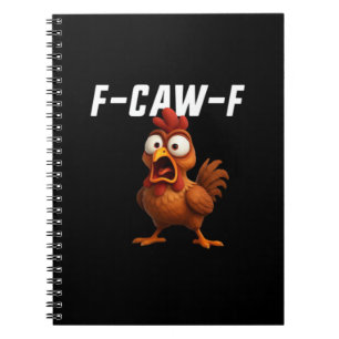 F-Caw-F ニワトリ おもしろ ニワトリ F-Caw-F ギア クール ユニーク ノートブック