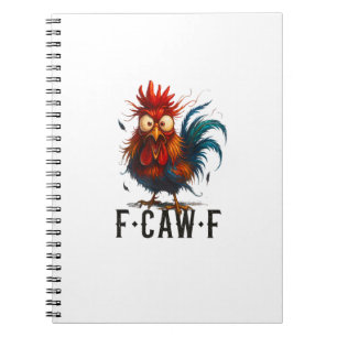 F-Caw-F ニワトリ おもしろ メーム ノートブック