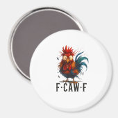 F-Caw-F ニワトリ おもしろ メーム マグネット (正面/裏面)